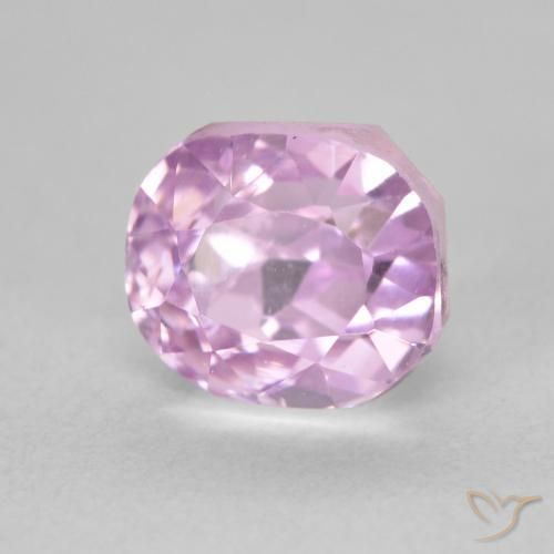 2.39 ct Pink Kunzite Stone, Natural Kunzite in Cushion-Cut Shape for Sale