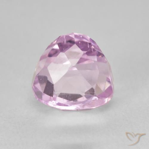 Kunzite Gemstone in 7.2 x 6.2 mm Size for Sale, Kunzite Stone in Very Light Pink Color
