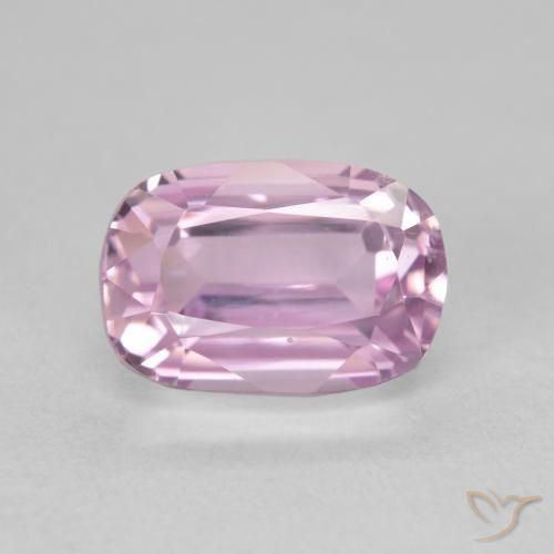 3.70ct Natural Cherry Pink Kunzite, Cushion, VVS