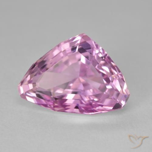 10.82 ct Pink Kunzite Stone, Natural Kunzite in Pear Facet Shape for Sale
