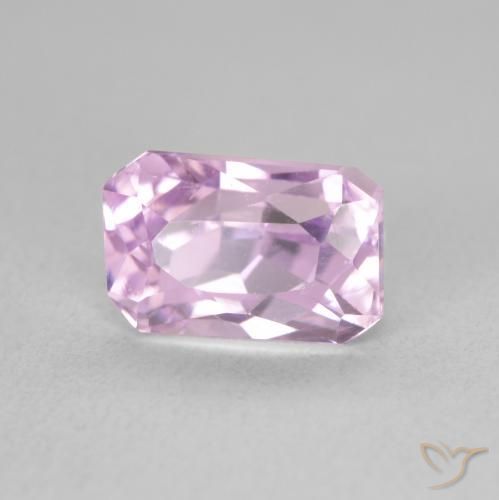 2.81 ct Purple Kunzite Stone, Natural Kunzite in Octagon / Scissor Cut Shape for Sale