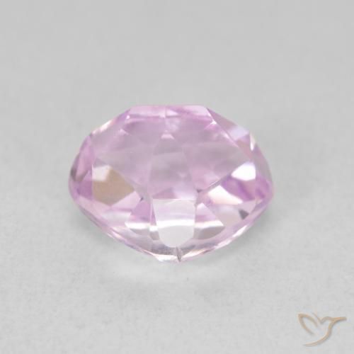 Kunzite Gemstone in 8.4 x 7.1 mm Size for Sale, Kunzite Stone in Medium Purple Color