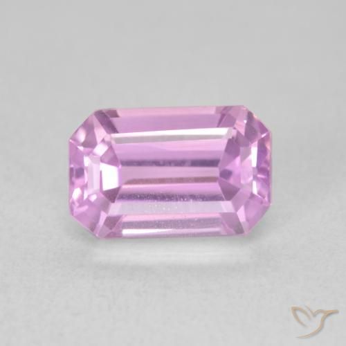 2.70ct Natural Pinkish Purple Kunzite, Emerald Cut, VVS-VS