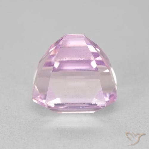 Kunzite Gemstone in 8.1 x 6.4 mm Size for Sale, Kunzite Stone in Medium Purple Color