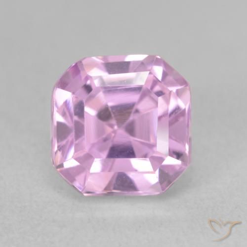 2.91ct Natural Pinkish Violet Purple Kunzite, Emerald Cut, VVS-VS