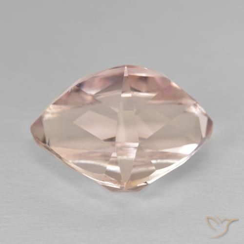 Kunzite Gemstone in 17.2 x 13.3 mm Size for Sale, Kunzite Stone in Light Rose Pink Color