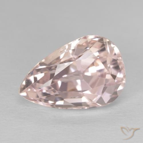 10.49ct Natural Flamingo Pink Kunzite, Pear Shape, VVS-VS