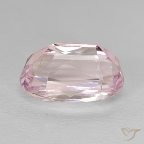 Kunzite Gemstone in 14.6 x 9.4 mm Size for Sale, Kunzite Stone in Bubblegum Pink Color
