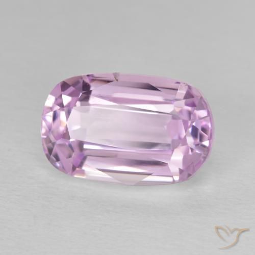 7.83 ct Pink Kunzite Stone, Natural Kunzite in Oval Facet Shape for Sale