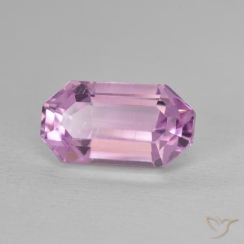 4.64 ct Pink Kunzite Stone, Natural Kunzite in Octagon Step Cut Shape for Sale