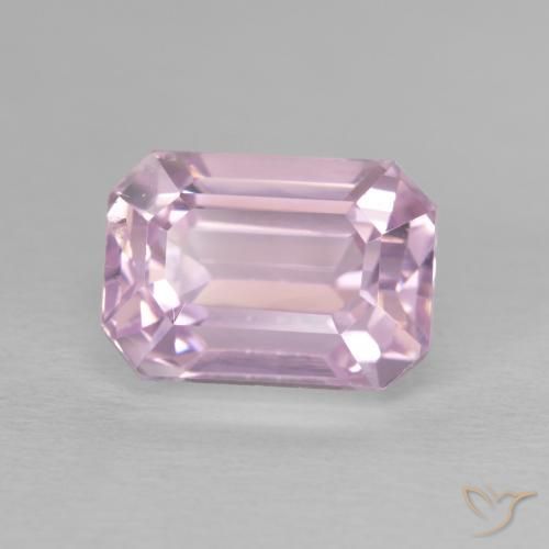 4.73 ct Pink Kunzite Stone, Natural Kunzite in Octagon Step Cut Shape for Sale