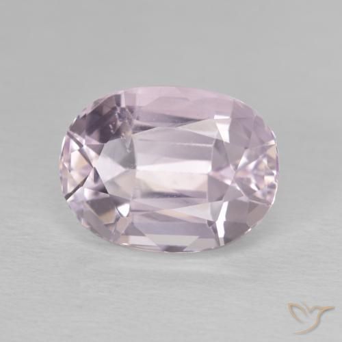 6.70 ct Pink Kunzite Stone, Natural Kunzite in Oval Facet Shape for Sale