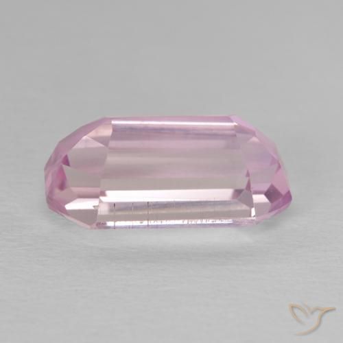 Kunzite Gemstone in 14.4 x 7.8 mm Size for Sale, Kunzite Stone in Very Light Royal Purple Pink Color