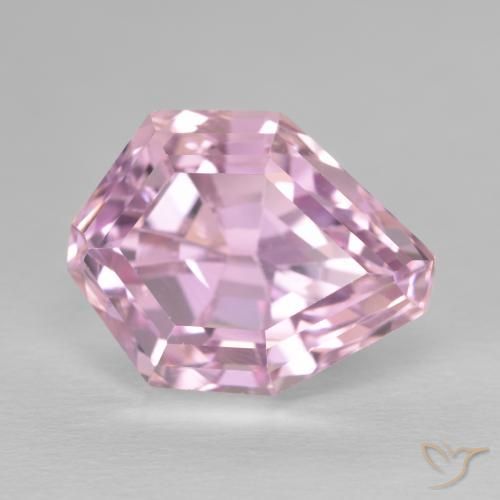 14.82 ct Pink Kunzite Stone, Natural Kunzite in Fancy Cut Shape for Sale