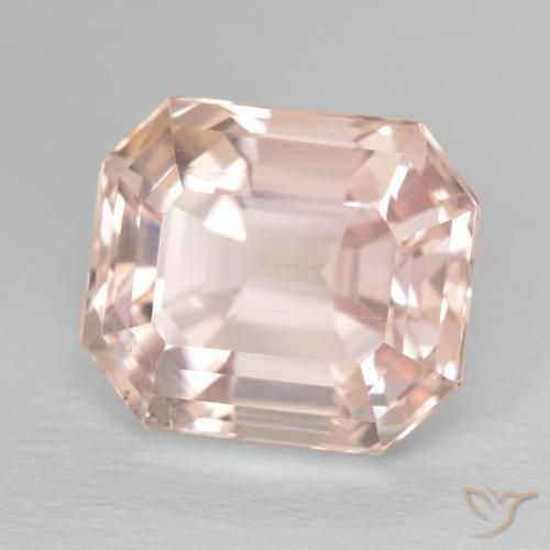 11.86 ct Pink Kunzite Stone, Natural Kunzite in Octagon Step Cut Shape for Sale