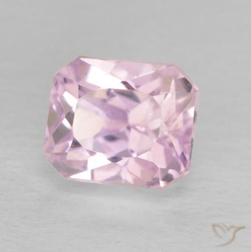 1.71 ct Pink Kunzite Stone, Natural Kunzite in Octagon / Scissor Cut Shape for Sale