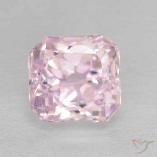 2.48ct Natural Light Pink Kunzite, Emerald Cut, VS