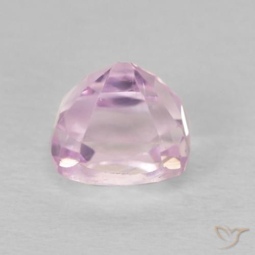 Kunzite Gemstone in 6.2 x 5.4 mm Size for Sale, Kunzite Stone in Light Cherry Pink Color