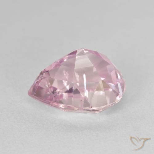 Kunzite Gemstone in 11.7 x 9.3 mm Size for Sale, Kunzite Stone in Cherry Pink Color