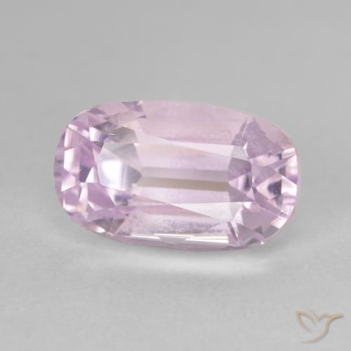 7.29 ct Pink Kunzite Stone, Natural Kunzite in Oval Facet Shape for Sale