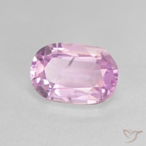 4.10 ct Pink Kunzite Stone, Natural Kunzite in Oval Facet Shape for Sale