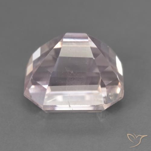 Kunzite Gemstone in 10.1 x 8.8 mm Size for Sale, Kunzite Stone in Flamingo Pink Color