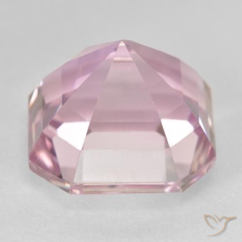 Kunzite Gemstone in 13 x 13 mm (calibrated) Size for Sale, Kunzite Stone in Light Pink Color