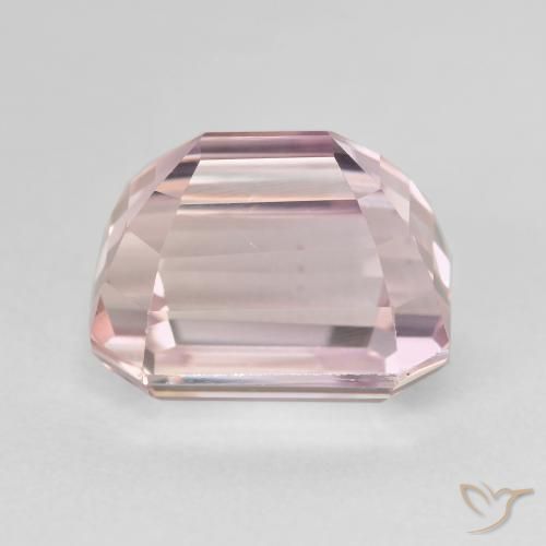 Kunzite Gemstone in 12 x 10 mm (calibrated) Size for Sale, Kunzite Stone in Light Rose Pink Color