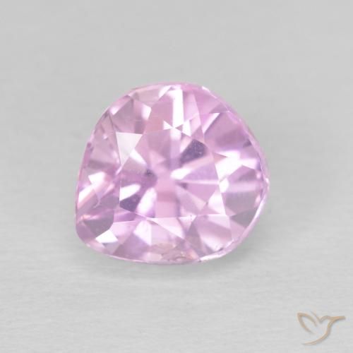 3.38ct Natural Very Light Pink Kunzite, Pear Shape, VS