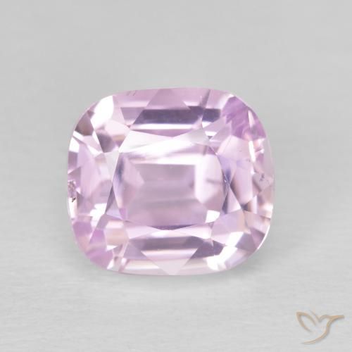 4.56ct Natural Medium Pink Kunzite, Cushion, VS