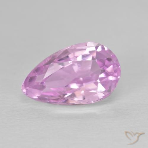 4.50ct Natural Cherry Pink Tone Kunzite, Pear Shape, VS