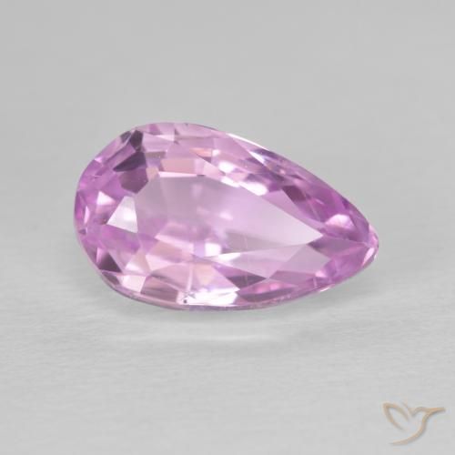 4.50 ct Pink Kunzite Stone, Natural Kunzite in Pear Facet Shape for Sale