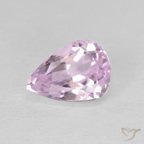 2.96ct Natural Purple Pink Kunzite, Pear Shape, VS