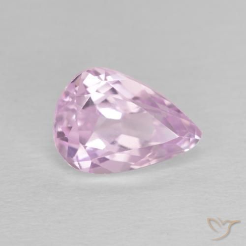 2.96 ct Pink Kunzite Stone, Natural Kunzite in Pear Facet Shape for Sale