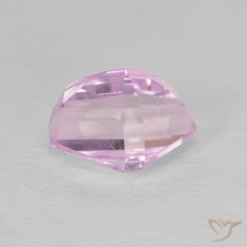 Kunzite Gemstone in 9.5 x 6.7 mm Size for Sale, Kunzite Stone in Very Light Royal Purple Pink Color