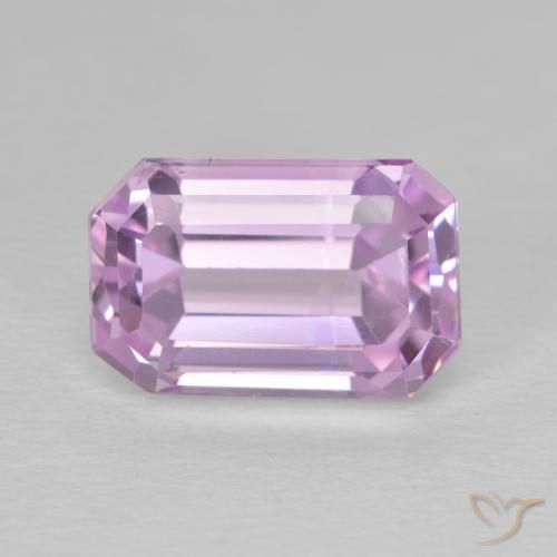 8.33ct Natural Royal Purple Pink Kunzite, Emerald Cut, VS