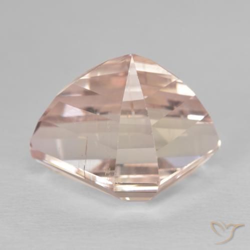 Kunzite Gemstone in 14.9 x 11.2 mm Size for Sale, Kunzite Stone in Very Light Pink Color