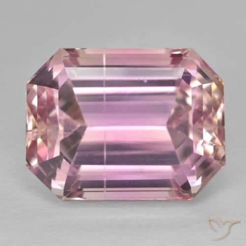 29.93ct Natural Hot Pink Kunzite, Emerald Cut, VS