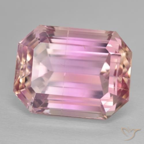 29.93 ct Pink Kunzite Stone, Natural Kunzite in Octagon Step Cut Shape for Sale