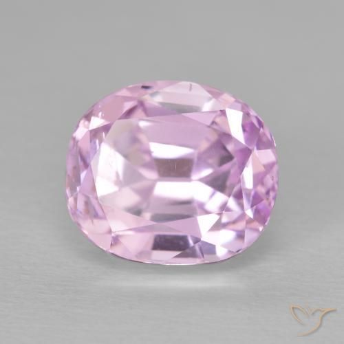 6.70 ct Pink Kunzite Stone, Natural Kunzite in Oval Facet Shape for Sale