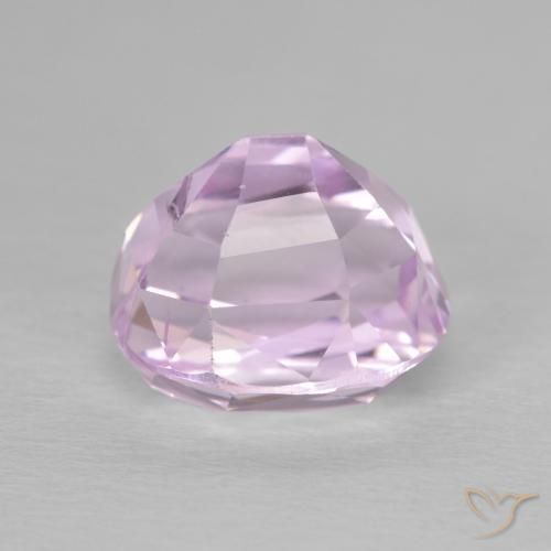 Kunzite Gemstone in 10.9 x 9.5 mm Size for Sale, Kunzite Stone in Cherry Pink Color