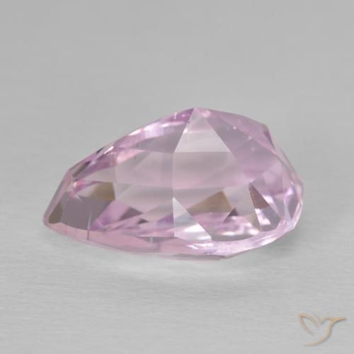 Kunzite Gemstone in 15 x 10 mm (calibrated) Size for Sale, Kunzite Stone in Medium Pink Color