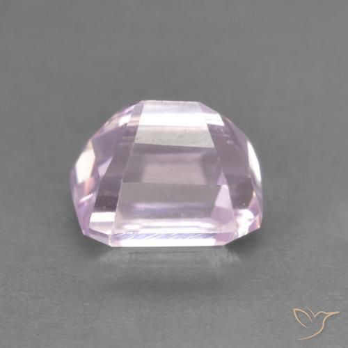Kunzite Gemstone in 6.5 x 5.7 mm Size for Sale, Kunzite Stone in Medium Light-Pink Color
