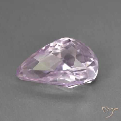 Kunzite Gemstone in 14 x 9 mm (calibrated) Size for Sale, Kunzite Stone in Purple Pink Color