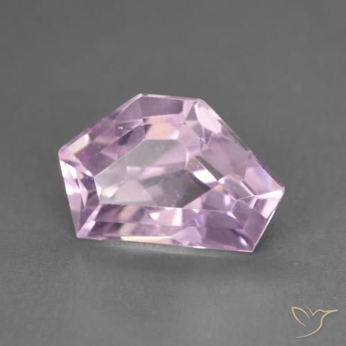 3.82 ct Pink Kunzite Stone, Natural Kunzite in Fancy Cut Shape for Sale