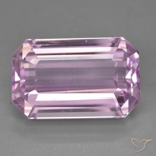 22.43ct Natural Medium Pink Kunzite, Emerald Cut, VVS-VS
