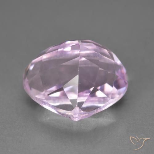 Kunzite Gemstone in 13.1 x 11.4 mm Size for Sale, Kunzite Stone in Cherry Pink Tone Color
