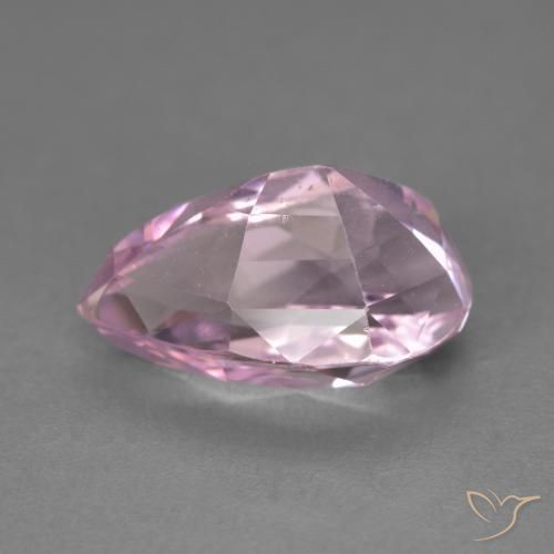Kunzite Gemstone in 14 x 9 mm (calibrated) Size for Sale, Kunzite Stone in Cherry Pink Tone Color