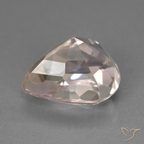 Kunzite Gemstone in 13.4 x 11.1 mm Size for Sale, Kunzite Stone in Flamingo Pink Color