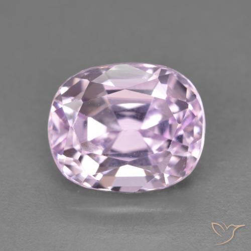 5.43ct Natural Medium Pink Kunzite, Cushion, VVS-VS